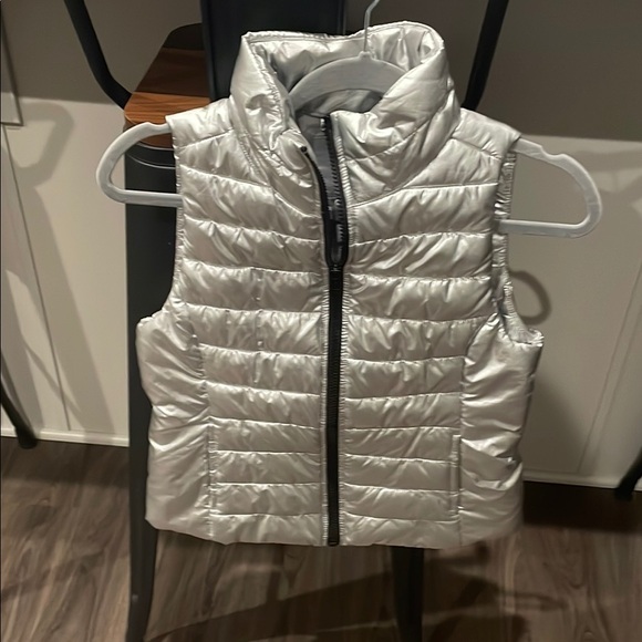 Live Love Dream Jackets & Blazers - Live Love Dream Silver Vest - Size Small